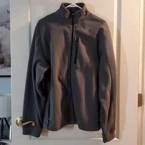 Old Navy Brand Gray Mens Fleece Zipper Jacket